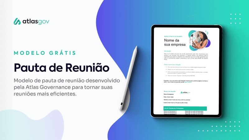 Modelo de Pauta de Reunião